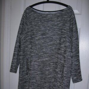 Gap salt and pepper long sleeved tunic xl